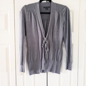 Banana Republic Light Grey Wool V Neck Sweater Medium